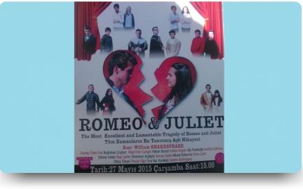 Romeo Juliet gösterimizle karşınızdayız.